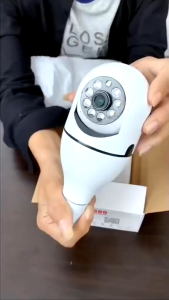 lampu kamera led cctv camera wifi bohlam wirelesszs tracking Connect to Cellphone Kamera