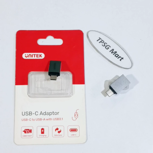 Đầu OTG Type C (USB C ra USB 3.0) / Đoạn ngắn (Hiệu Unitek - Thường)