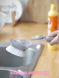 Sikat Pembersih Serbaguna Plus Dispenser Sabun Cleaning Brush