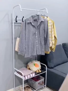 Rak Gantung Baju Topi Tas / Rak Multifungsi Stand Hanger Jemuran