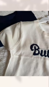 【READYSTOCK】Round neck wording tee korea t-shirt women short sleeves top 现货针织短袖上衣 字母t恤 韩系t恤 短袖上衣 百搭