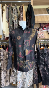 Jayabaya Batik MAHER Kemeja Katun Furing Lengan Pendek