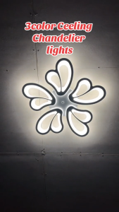 D58 60W LED Tricolor Chandelier: A Stylish & Eco-Friendly Lighting Solution