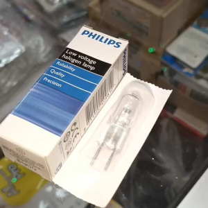 ของแท้100% PHILIPS หลอดไฟ แคปซูล สระว่ายน้ำ ฮาโลเจน ขาเข็ม 12V 100W GY6.35 ขั้วฮาโลเจน ขั้วหลอดสระว่ายน้ำ 12โวลต์ 7023 Projector Lamp 409812