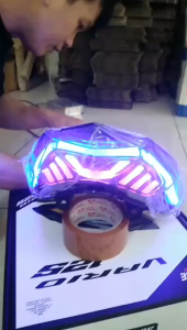 STOPLAMP VARIO LED OLD 3 In 1 MODEL LAZY RGB MODE MANUAL TOMBOL SEIN RUNNING PNP SOCKET 2015 - 2017