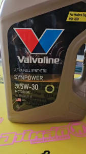 Valvoline วาโวลีน ซินพาวเวอร์ 5W-30 (ปริมาณ 4ลิตร 5ลิตร 6ลิตร) แถมฟรีกรองน้ํามันเครื่อง SpeedMate 1ลูก (ทักแชทเเจ้งรุ่นด้วยนะ ค่ะ/ครับ)