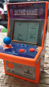 BKLTOY เกมเตตริส Tetris เตอร์ติส เกมจำลองเตติส กดมีเสียง เปิด-ปิดเสียง เกมพกพา คละสี JM001358