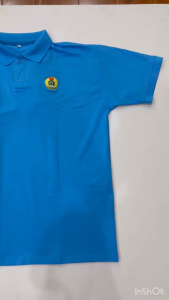 Áo thun công đoàn vải poly cá sấu thái