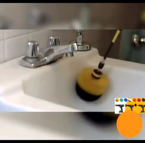 SIKAT BOR LISTRIK - SIKAT BRUSH 3IN1 - Sikat Bor Elektrik Power Cleaning Head 3pcs Brush Drill Set kamar mandi keramik lantai