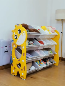 Toy Organizer in Kids Book Shelf Organizer Multi-functional Display Bookcase Storage Helper Toys Rack