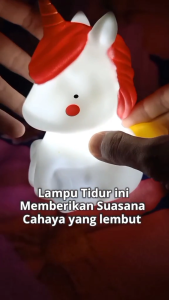 LAMPU TIDUR SENTUH / MODEL UNICORN PEGASUS LUCU / VIRAL