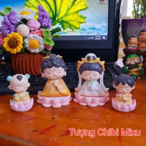 Bộ Sưu Tập Tượng Quan Âm Bồ Tát Phong Cách Cổ Điển 7.5cm - Trang Trí Nhà Cửa Cao Cấp
