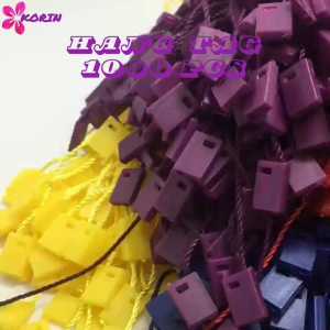 [1000PCS] Tali Hang Tag Warna / Tag Rope / Tali Loopin Hangtag Label Pakaian /  Murah Isi  1000pcs