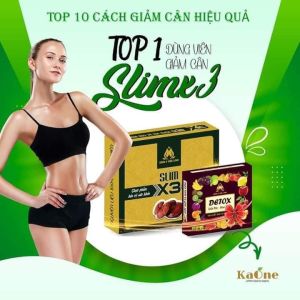 Giảm Cân Slim X3 Đong Y Mộc Linh hàng Chính Hãng ( Tặng 15v Detox )