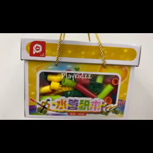 17.[SEDIA STOK ADA] Playkidzz mn s Mainan Blok Paip kanak kanak Piping Building Blocks Kids Toy Blocks - 水管道积木拼装益智早教玩具