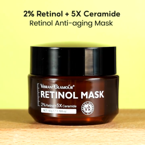 [100% ORIGINAL] VIBRANT GLAMOUR 2% RETINOL MASK 5X Ceramide Whitening Anti-aging Repair Skin Barrier