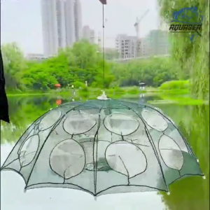 Bayar di Tempat Jaring Pancing Ikan Hexagonal 24 Hole Fishing Net Trap Cage Shrimp Crab 24 Lobang Fish Net Jebakan Hobby Memancing Mancing Ikan Udang Kepiting Jala Model Payung Umbrella Laz COD Graha Expo