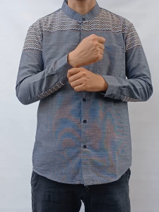 CHIGIN STORE Baju Koko Pria Kemeja Kemko Dewasa Remaja Premium Lengan Panjang Atasan Fashion Muslim