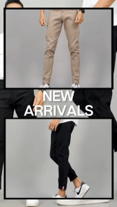 Okechuku JAVIER Celana Chino Pria Chinos Pants Celana Chino Panjang Pria Chino Beige