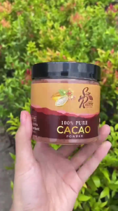 ผงคาเคา ผงคาเคาแบบชง ผงคาเคาออแกนิค เพื่อสุขภาพ ขนาด 250 กรัม สกัดเย็น เข้มข้น อร่อย คล้ายโกโก้ สารอาหารครบถ้วน - Sa-rane Craft Chocolate