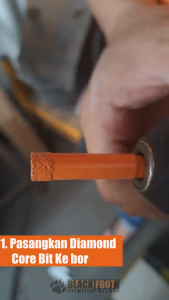 BLACKFOOT MATA BOR GRANIT DIAMOND CORE BIT SET ISI 12 PCS 6 - 35 MM