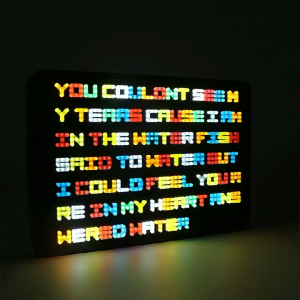 A4 A5 LED DIY Light Box Creative 5V USB/Battery Power Combination Light Puzzle Alphabet Light Box Colorful Message Board
