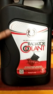 Megacool Radiator ASLI: Coolant Air Radiator Merah 5 Liter