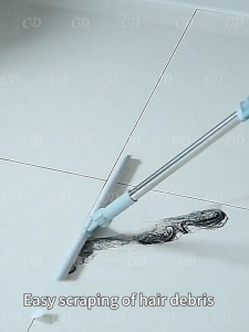 CD Broom for Floor Squeegee Rubber Long Retractable Handle Glass Wiper Car Glass Dust Scraper Tile Bathroom Brush