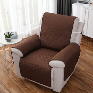 Recliner Chair Cover Waterproof Armchairs Slipcover Sofa Couch with Adjustable Elastic Strap Furniture Protector