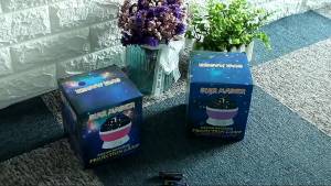 Colorful Starry Kids Rotating Spin Night Light Projector Sleep Lighting Sky Star LED Table Lamp Lampu Bilik Tidur Best Gift Hadiah 星星月亮桌灯/小孩礼物