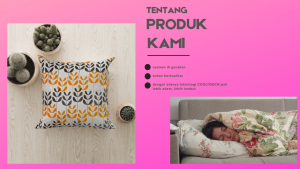 Sarung Bantal Kursi & Sofa Motif Resleting Elegan