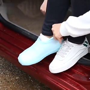 Rain shoe cover for men and women Rainy day adult children rainy day silicone shoe cover