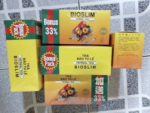 Trà thải mỡ tiêu hoá  Bioslim bảo tú lệ hộp/40gối