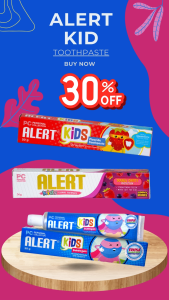 ALERT Kid Toothpaste (Yummy Berries Strawberry Bubblegum)
