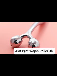 Alat Pijat Wajah Manual Putar 360 Derajat / 3D Massage Mini Roller Setrika Wajah Penirus Pengangkat Pengencang Muka Lengan Leher Mata / Alat Facial Stimulasi Skincare Perawatan Kecantikan Penyamar Kerutan Multifungsi - GP Mall