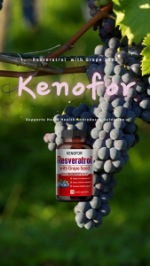 Kenofor Resveratrol 1500 มก. ต่อหนึ่งหน่วยบริโภค เพื่อการต่อต้านวัยของผิวหนังและสุขภาพของหัวใจ