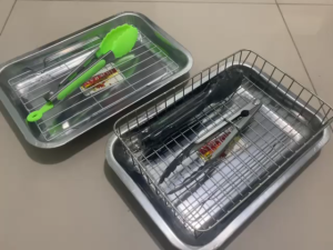 Cooling Rak Dan Wadah Peniris Minyak Keranjang Cooling Rak Singel Gratis Capitan Makanan