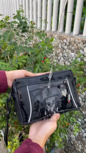 Tas SlingBag Pouch Pria 2in1 PEGE Axel Selempang Polos Simple Casual Bahan Waterproof Dilengkapi Smart Pocket - PG 9032