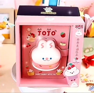 {พร้อมส่ง}สมุดโน้ตไดอารี่ลายสกุชชี่การ์ตูนน่ารัก3D ขนาด A6 100แผ่น ลายไม่ซ้ำ เด็กผู้หญิง