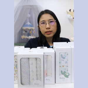 BABY & CO ผ้าอ้อมเด็ก เส้นใยธรรมชาติ COTTON USA 100% ซึมซับได้ดีเยี่ยม ขนาด 30x30 นิ้ว