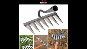 Weeding Rake Cangkul Rumput Tajak Bergigi Portable Vegetable Gardening Tools Wedding Tool Gardening Hoe Weeding Rake