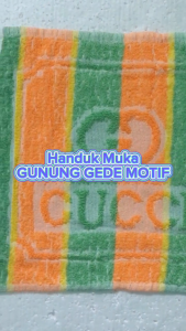 Grosir 6 Pcs Sapu Tangan Handuk Gunung Gede Katun Lembut Motif | Handuk Kecil Selampek Handuk Tangan