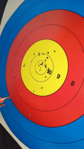 TARGET FACE FITA 80cm 6 RING KERTAS | Standar Lomba Turnamen Archery