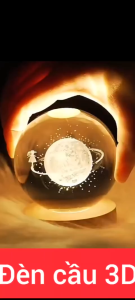 Đèn Ngủ 3D Quả Cầu Pha Lê Phát Sáng Quà Tặng Sinh Nhật - Thingkids