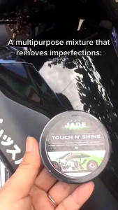 Jade Touch N Shine Scratch Remover - Remove Care Paint Watermarks Scratches Stains Glass & Chrome Watermarks | 50g