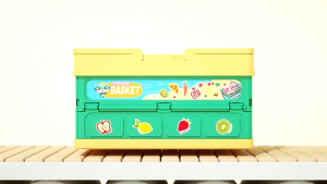 27PCS ของเล่นผักและผล พร้อมกล่องเก็บของ พับเก็บได้ เด็กตัดผลไม้ ของเล่นเด็ก ของเล่นผลไม้