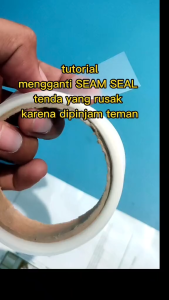 Seam Seal Waterproof tenda jas hujan jaket waterproof 100 meter Lebar 2 CM