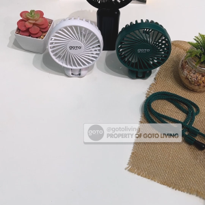 Goto Gyro Kipas Angin Lipat Kecil Mini Fan Portable USB Baterai Cas