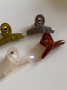 Jepit Pony Model Silang Twister Baby Ice Jedai Hair Aksesories Korean Style