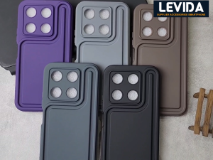 Case Casing Silikon Air Bag Pluffy Matte Macaron Procamera Case Sirkuit Mugelo Infinix Note 30 & Note 30 Pro